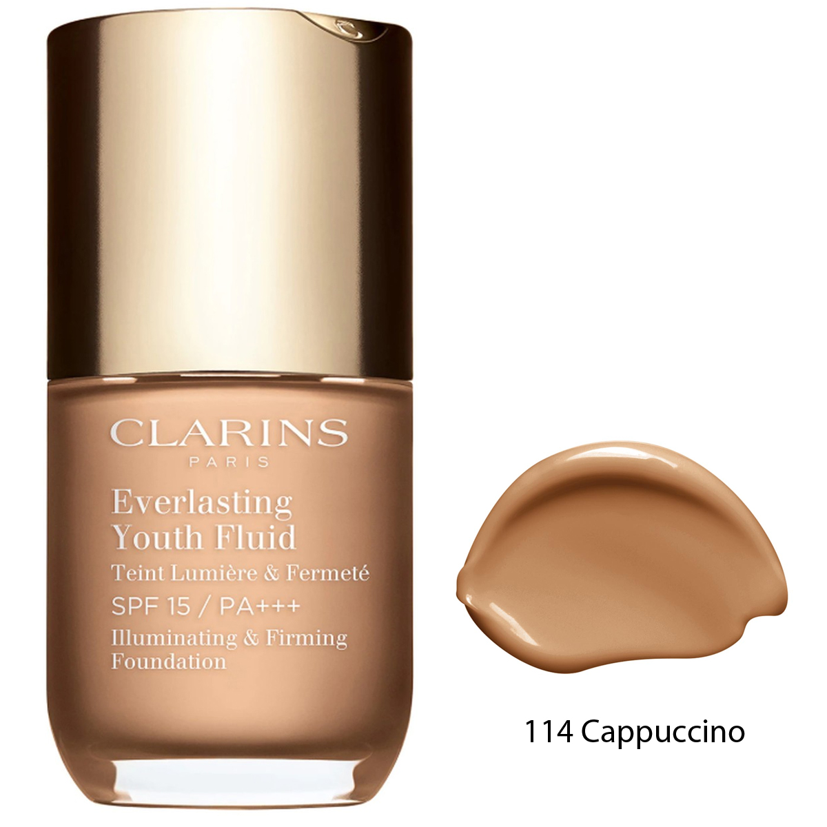 Clarins Everlasting Youth Fluid Fondöten SPF15 30 ml 114 Cappuccino